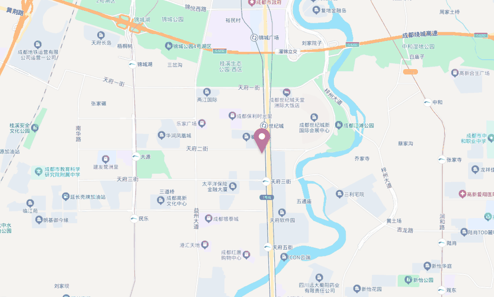 通威国际中心位置地图